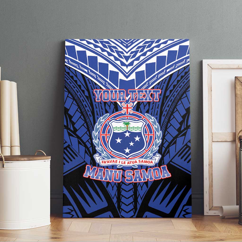Custom Manu Samoa Sevens Rugby Canvas Wall Art Samoan Tribal Tattoo LT9 - Polynesian Pride