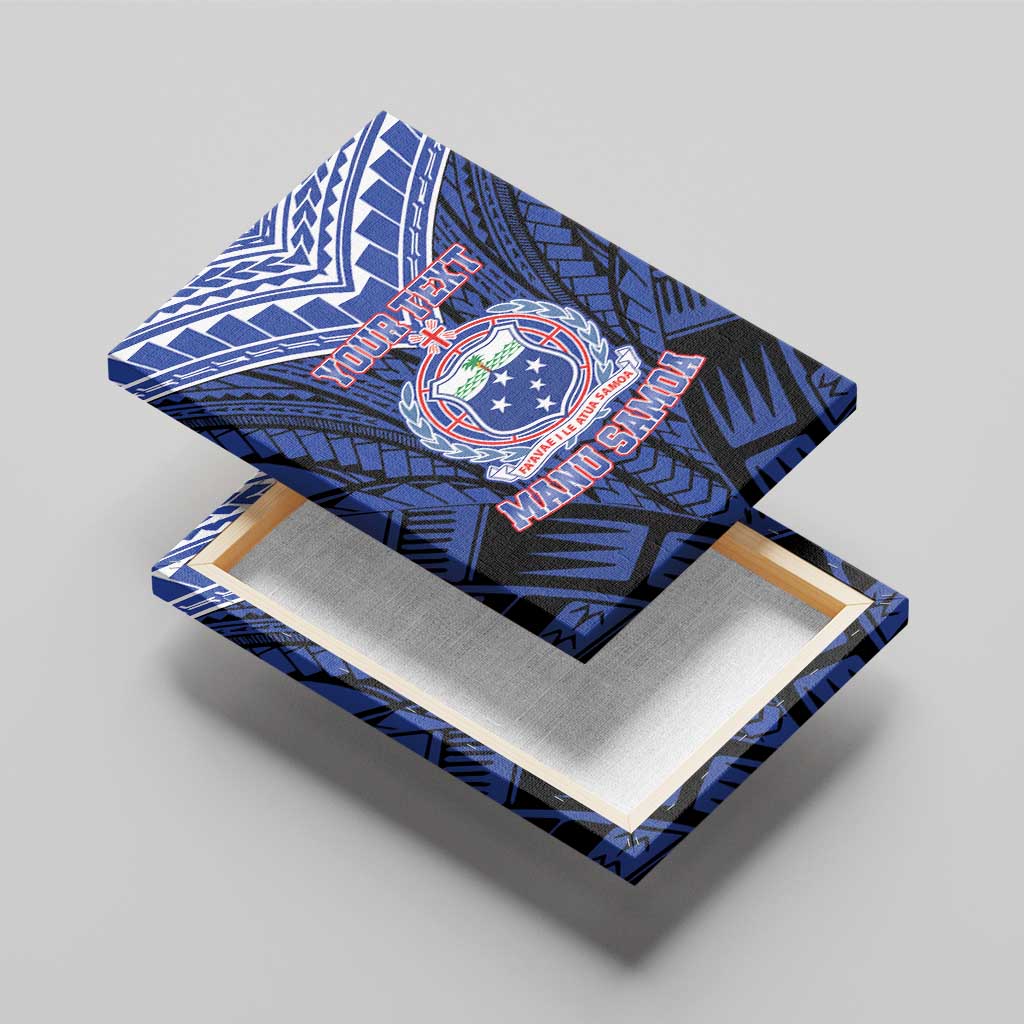 Custom Manu Samoa Sevens Rugby Canvas Wall Art Samoan Tribal Tattoo LT9 - Polynesian Pride