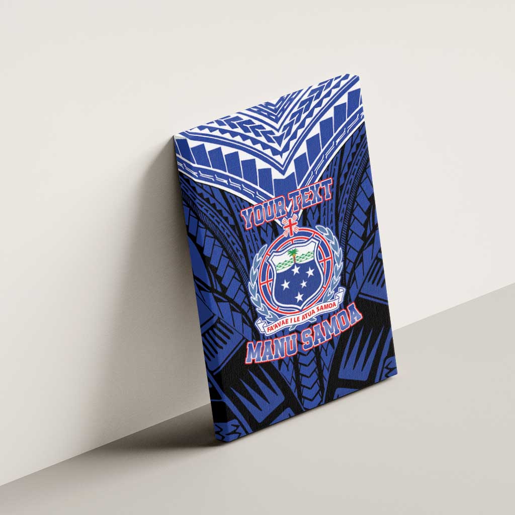 Custom Manu Samoa Sevens Rugby Canvas Wall Art Samoan Tribal Tattoo LT9 - Polynesian Pride