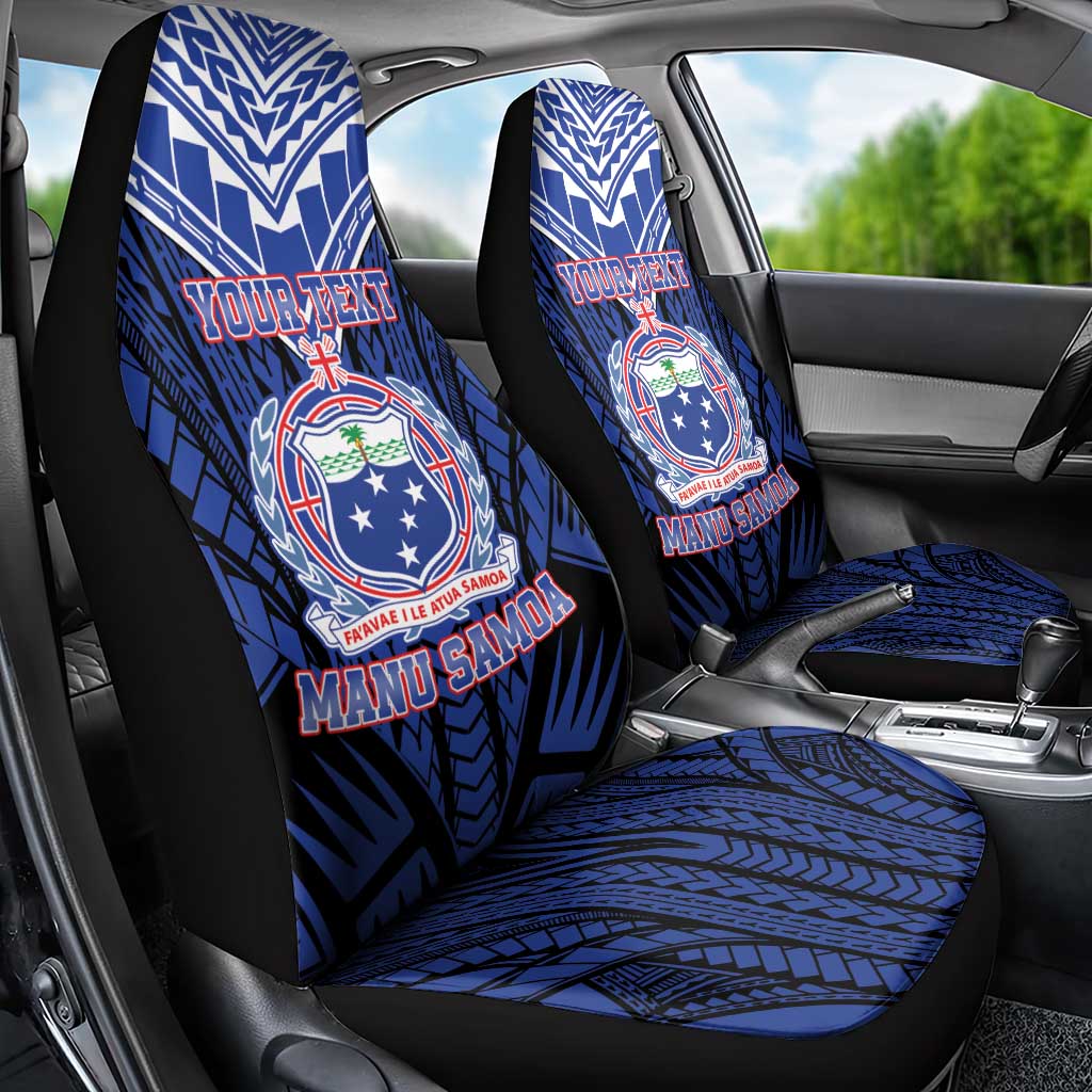Custom Manu Samoa Sevens Rugby Car Seat Cover Samoan Tribal Tattoo LT9 - Polynesian Pride