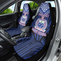 Custom Manu Samoa Sevens Rugby Car Seat Cover Samoan Tribal Tattoo LT9 - Polynesian Pride