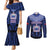 Custom Manu Samoa Sevens Rugby Couples Matching Mermaid Dress and Long Sleeve Button Shirt Samoan Tribal Tattoo