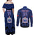 Custom Manu Samoa Sevens Rugby Couples Matching Off Shoulder Maxi Dress and Long Sleeve Button Shirt Samoan Tribal Tattoo