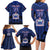 Custom Manu Samoa Sevens Rugby Family Matching Long Sleeve Bodycon Dress and Hawaiian Shirt Samoan Tribal Tattoo