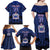 Custom Manu Samoa Sevens Rugby Family Matching Off Shoulder Maxi Dress and Hawaiian Shirt Samoan Tribal Tattoo