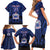 Custom Manu Samoa Sevens Rugby Family Matching Short Sleeve Bodycon Dress and Hawaiian Shirt Samoan Tribal Tattoo