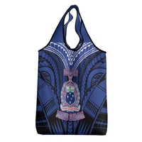 Custom Manu Samoa Sevens Rugby Grocery Bag Samoan Tribal Tattoo LT9 - Polynesian Pride