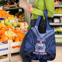 Custom Manu Samoa Sevens Rugby Grocery Bag Samoan Tribal Tattoo LT9 - Polynesian Pride