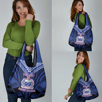 Custom Manu Samoa Sevens Rugby Grocery Bag Samoan Tribal Tattoo LT9 - Polynesian Pride