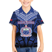 Custom Manu Samoa Sevens Rugby Hawaiian Shirt Samoan Tribal Tattoo LT9 - Polynesian Pride