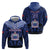 Custom Manu Samoa Sevens Rugby Hoodie Samoan Tribal Tattoo