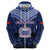 Custom Manu Samoa Sevens Rugby Hoodie Samoan Tribal Tattoo