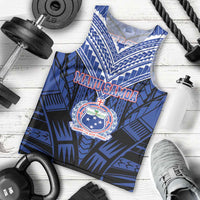 Custom Manu Samoa Sevens Rugby Men Tank Top Samoan Tribal Tattoo LT9 - Polynesian Pride