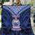 Custom Manu Samoa Sevens Rugby Quilt Samoan Tribal Tattoo