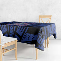 Custom Manu Samoa Sevens Rugby Tablecloth Samoan Tribal Tattoo LT9 - Polynesian Pride