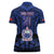 Custom Manu Samoa Sevens Rugby Women Polo Shirt Samoan Tribal Tattoo