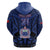 Custom Manu Samoa Sevens Rugby Zip Hoodie Samoan Tribal Tattoo