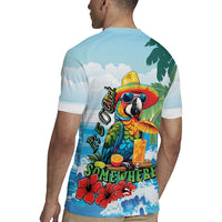 Funny Parrot Margarita Five O'clock Somewhere Rugby Jersey LT9 - Polynesian Pride