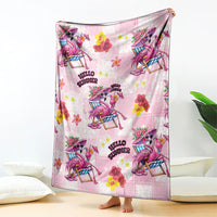 Hawaii Flamingo Hello Summer Blanket Hawaiian Quilt Pattern LT9 - Polynesian Pride