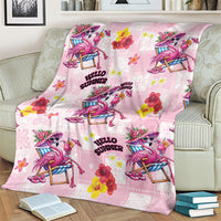 Hawaii Flamingo Hello Summer Blanket Hawaiian Quilt Pattern LT9 - Polynesian Pride