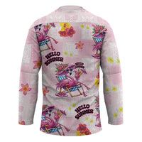 Hawaii Flamingo Hello Summer Hockey Jersey Hawaiian Quilt Pattern LT9 - Polynesian Pride