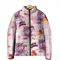 Hawaii Flamingo Hello Summer Padded Jacket Hawaiian Quilt Pattern LT9 - Polynesian Pride