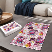 Hawaii Flamingo Hello Summer Puzzle Hawaiian Quilt Pattern LT9 - Polynesian Pride