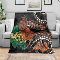 Vintage Hibiscus Pacific Floral Blanket LT9 - Polynesian Pride