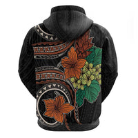 Vintage Hibiscus Pacific Floral Hoodie LT9 - Polynesian Pride