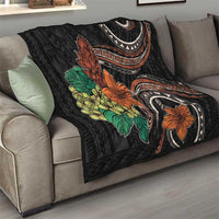 Vintage Hibiscus Pacific Floral Quilt LT9 - Polynesian Pride