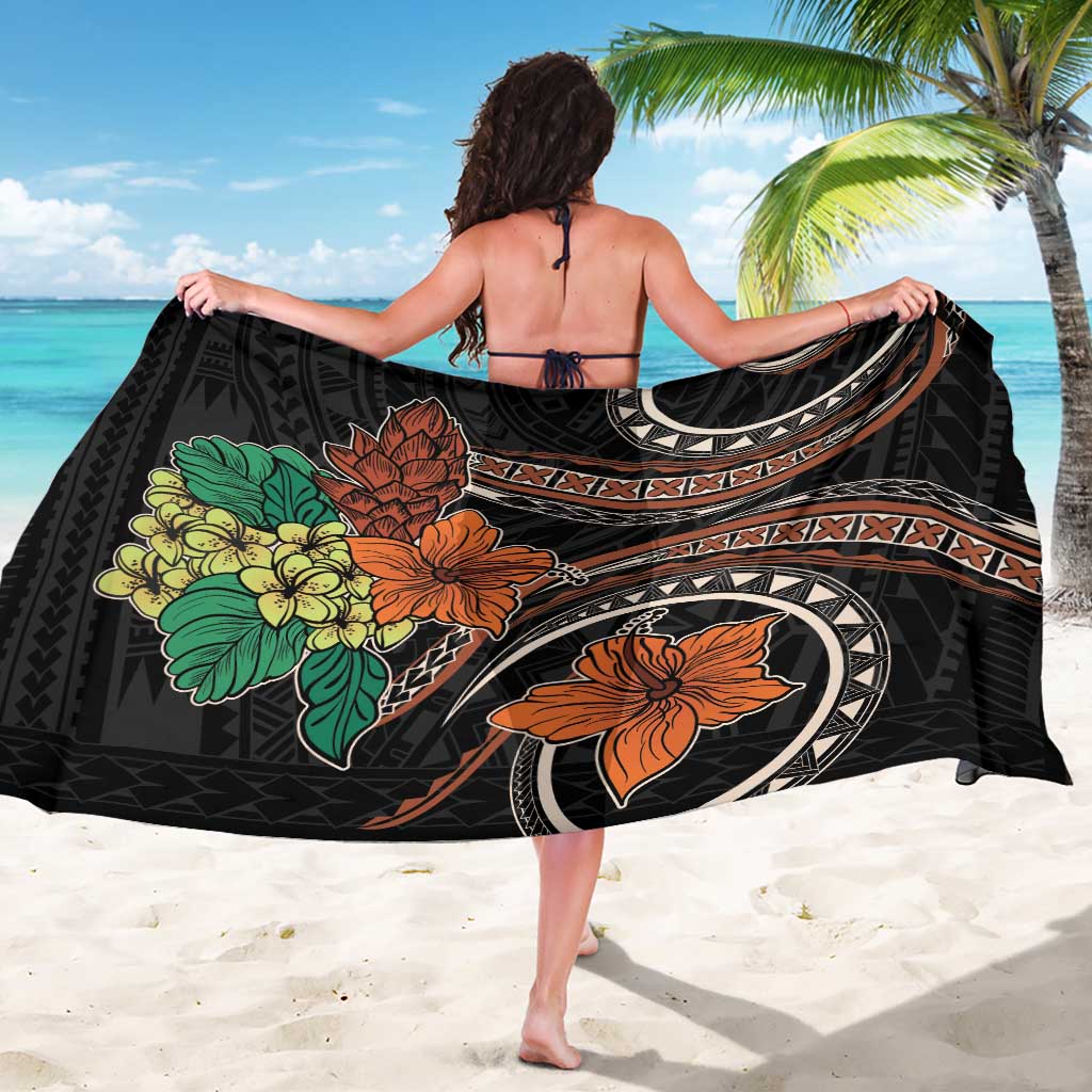 Vintage Hibiscus Pacific Floral Sarong LT9 - Polynesian Pride