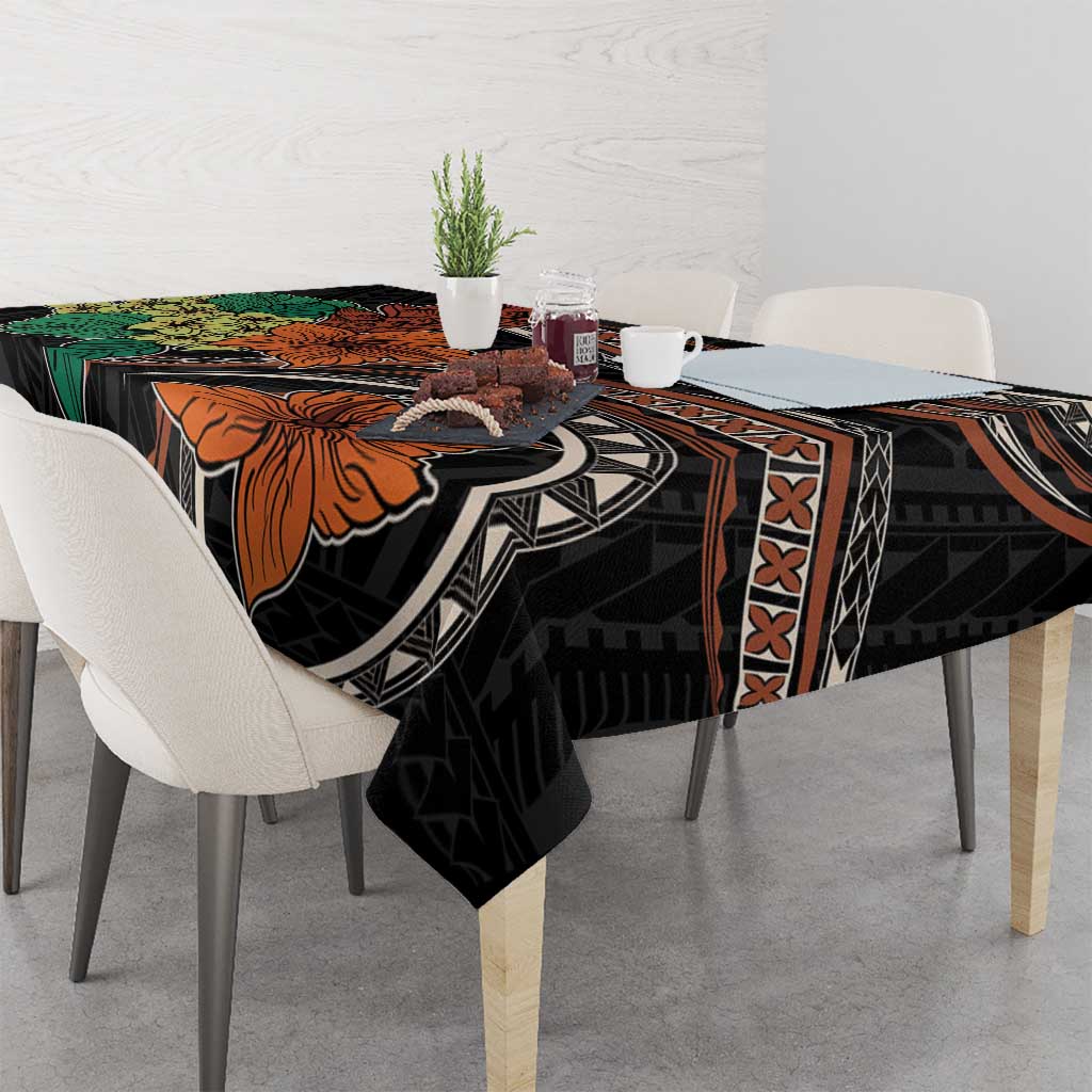 Vintage Hibiscus Pacific Floral Tablecloth LT9 - Polynesian Pride