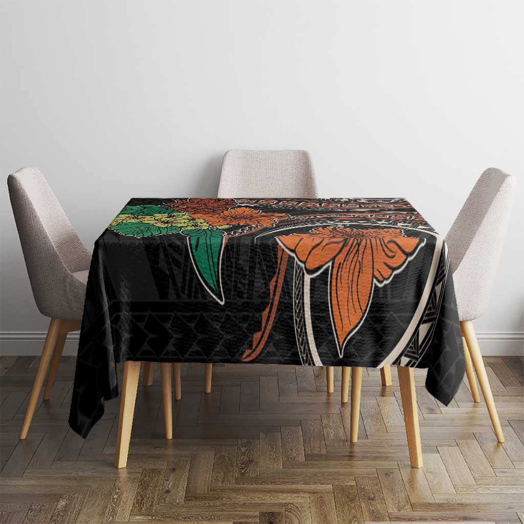 Vintage Hibiscus Pacific Floral Tablecloth LT9 - Polynesian Pride