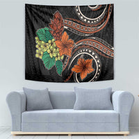 Vintage Hibiscus Pacific Floral Tapestry LT9 - Polynesian Pride