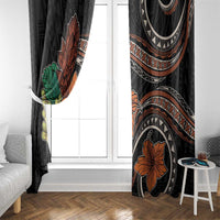 Vintage Hibiscus Pacific Floral Window Curtain LT9 - Polynesian Pride