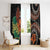 Vintage Hibiscus Pacific Floral Window Curtain