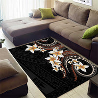 Vintage Plumeria Pacific Floral Area Rug LT9 - Polynesian Pride