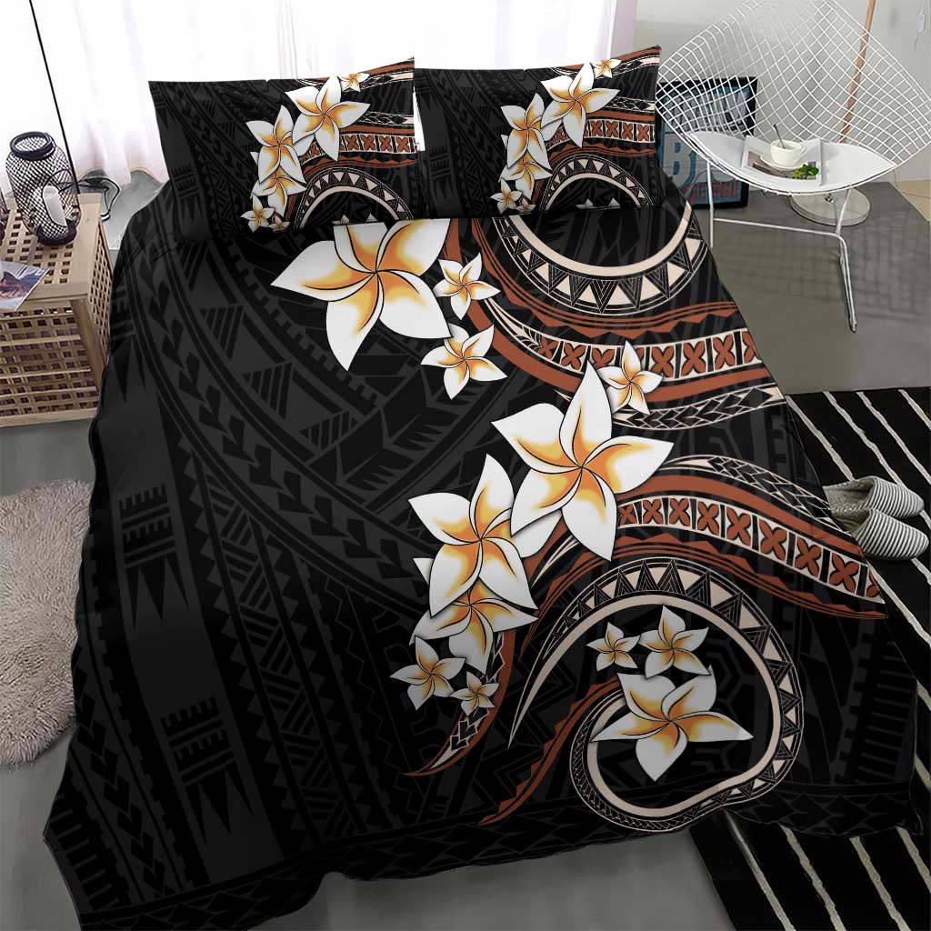 Vintage Plumeria Pacific Floral Bedding Set LT9 - Polynesian Pride