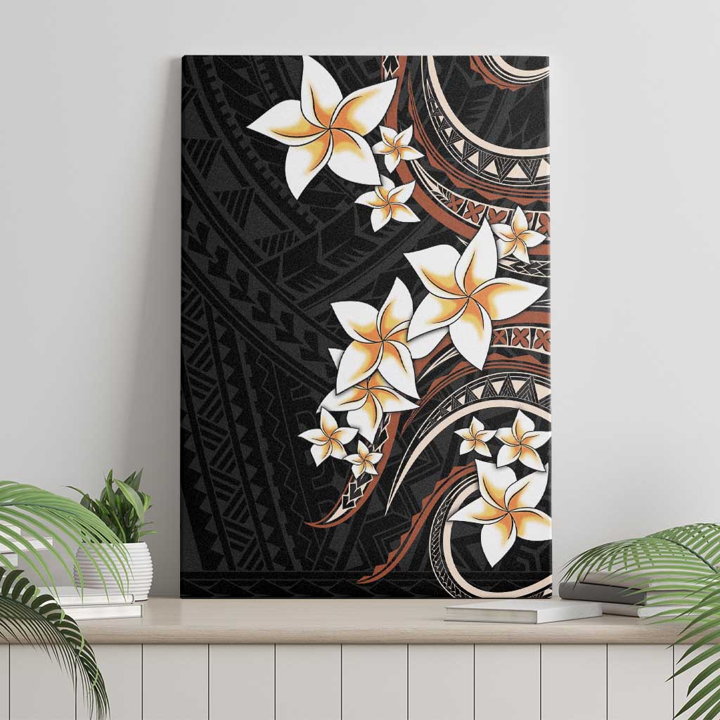 Vintage Plumeria Pacific Floral Canvas Wall Art LT9 - Polynesian Pride