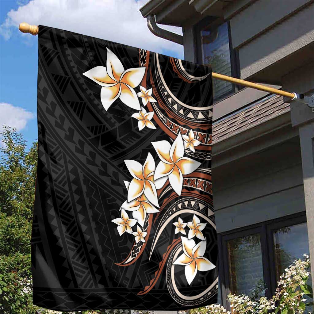 Vintage Plumeria Pacific Floral Garden Flag LT9 - Polynesian Pride