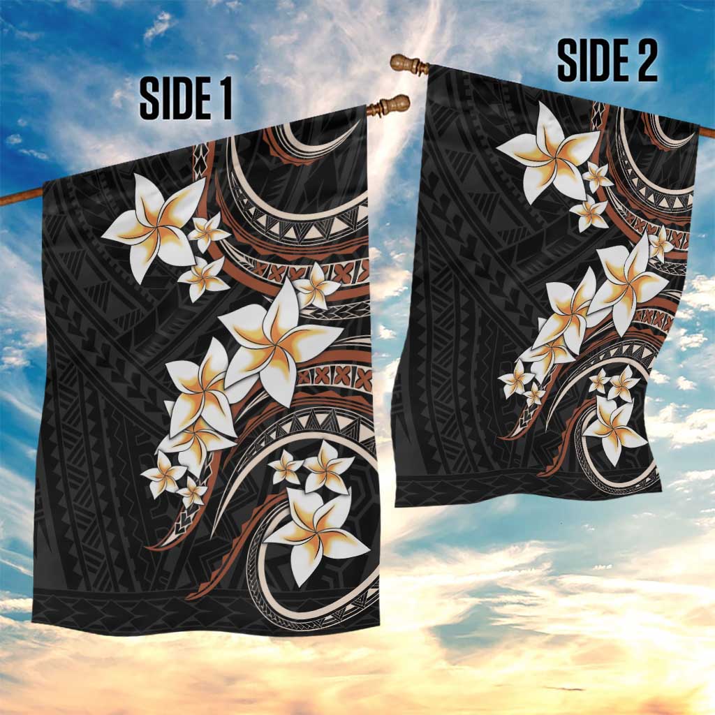 Vintage Plumeria Pacific Floral Garden Flag LT9 - Polynesian Pride