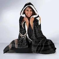 Vintage Plumeria Pacific Floral Hooded Blanket LT9 - Polynesian Pride