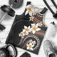 Vintage Plumeria Pacific Floral Men Tank Top LT9 - Polynesian Pride