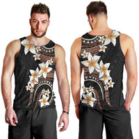 Vintage Plumeria Pacific Floral Men Tank Top LT9 - Polynesian Pride