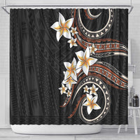 Vintage Plumeria Pacific Floral Shower Curtain LT9 - Polynesian Pride