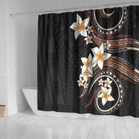 Vintage Plumeria Pacific Floral Shower Curtain LT9 - Polynesian Pride