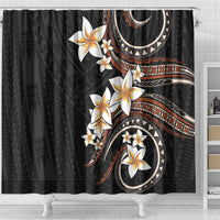 Vintage Plumeria Pacific Floral Shower Curtain LT9 - Polynesian Pride