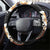 Vintage Plumeria Pacific Floral Steering Wheel Cover