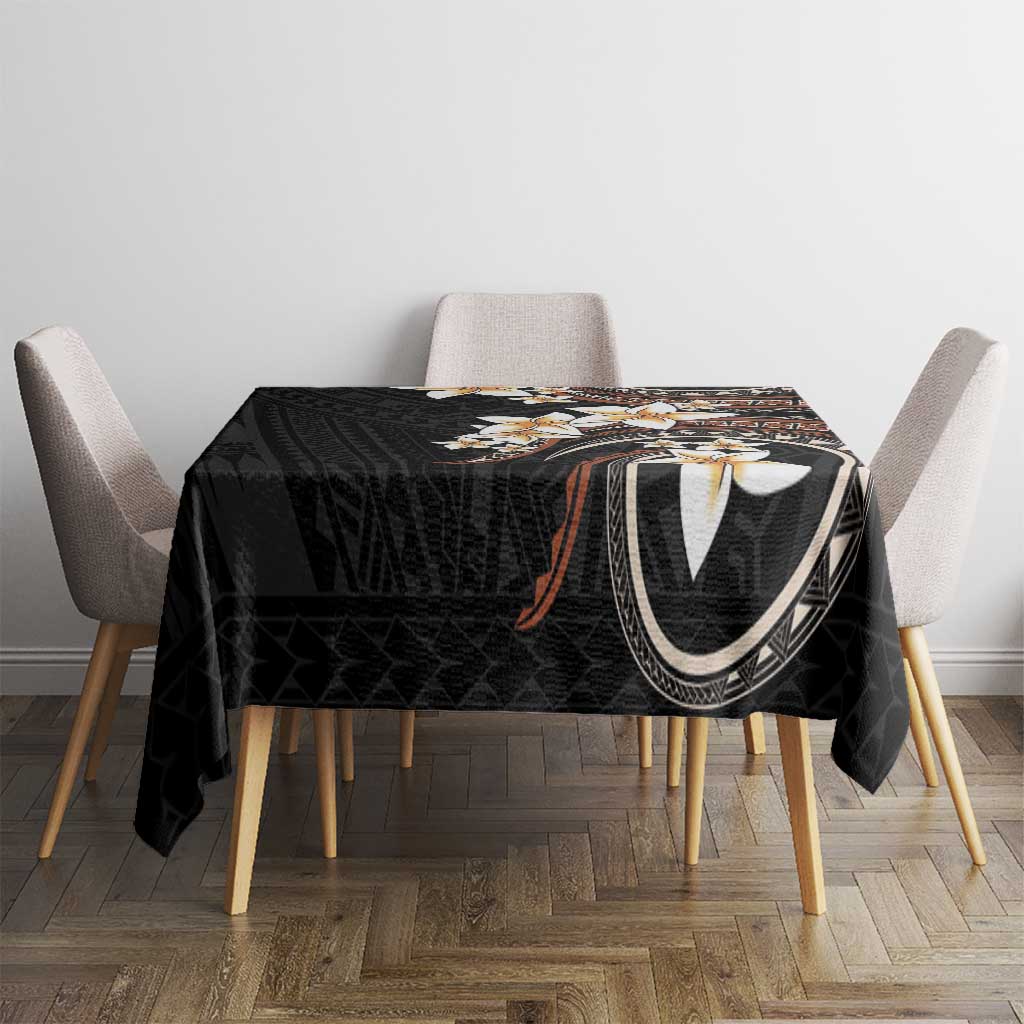 Vintage Plumeria Pacific Floral Tablecloth LT9 - Polynesian Pride