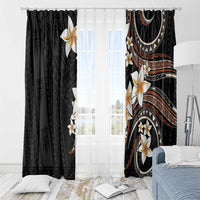 Vintage Plumeria Pacific Floral Window Curtain LT9 - Polynesian Pride